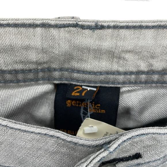 Genetic Denim Riley Bootcut Jeans Pebble Gray Size 27 NWT Women’s Pants - Picture 4 of 8